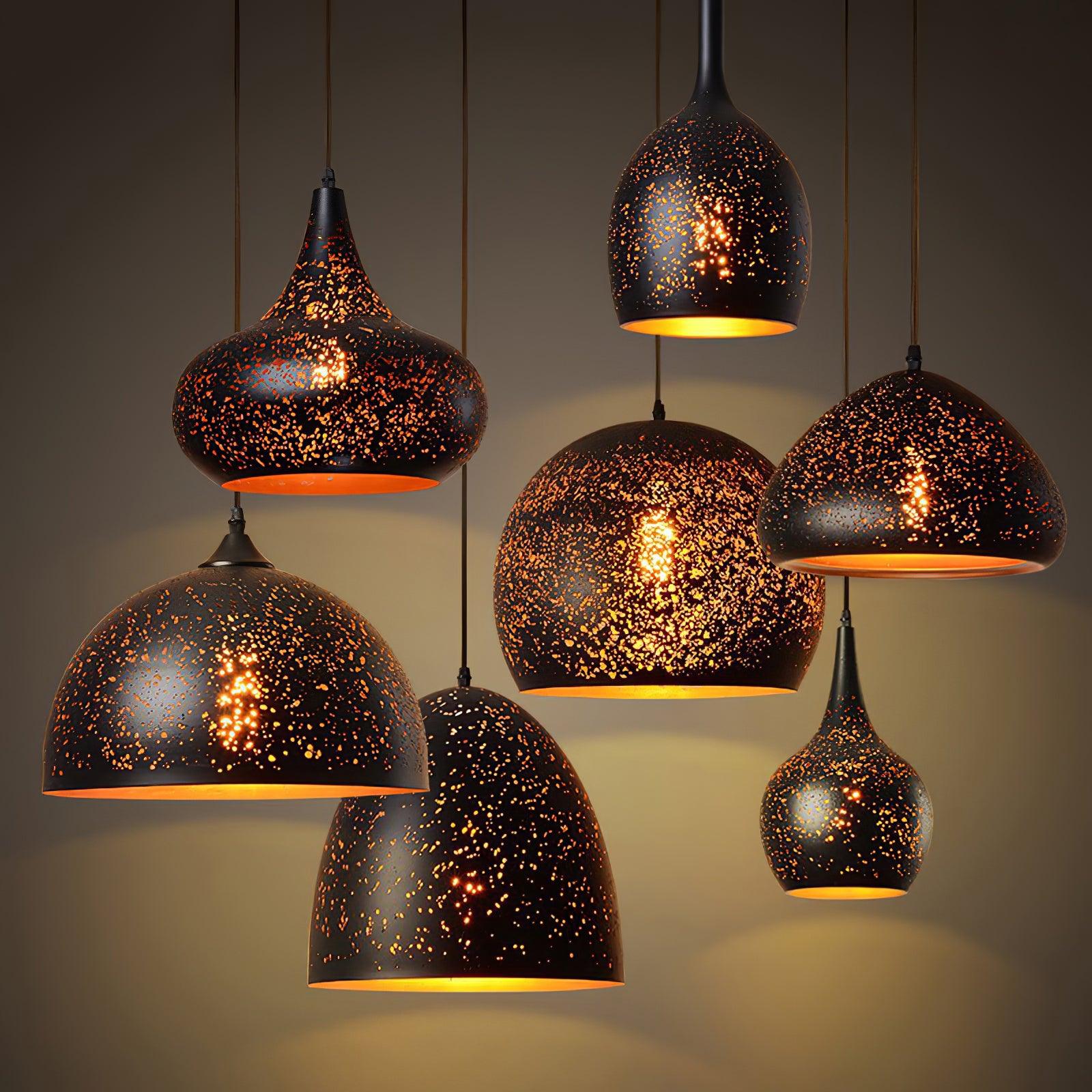 Dirixon Pendant Lamp Hollow Industrial Vintage-Neutral Decor