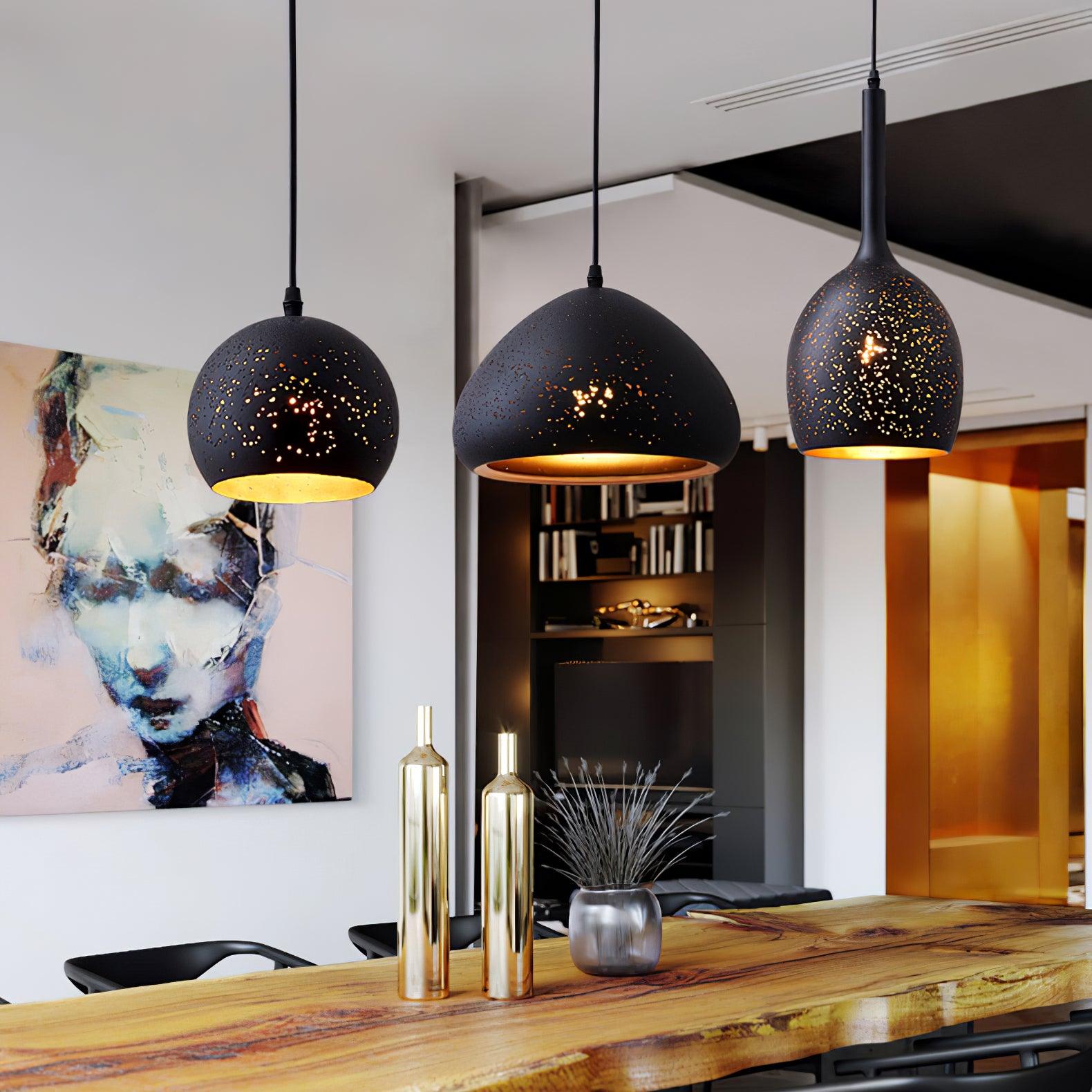 Dirixon Pendant Lamp Hollow Industrial Vintage-Neutral Decor