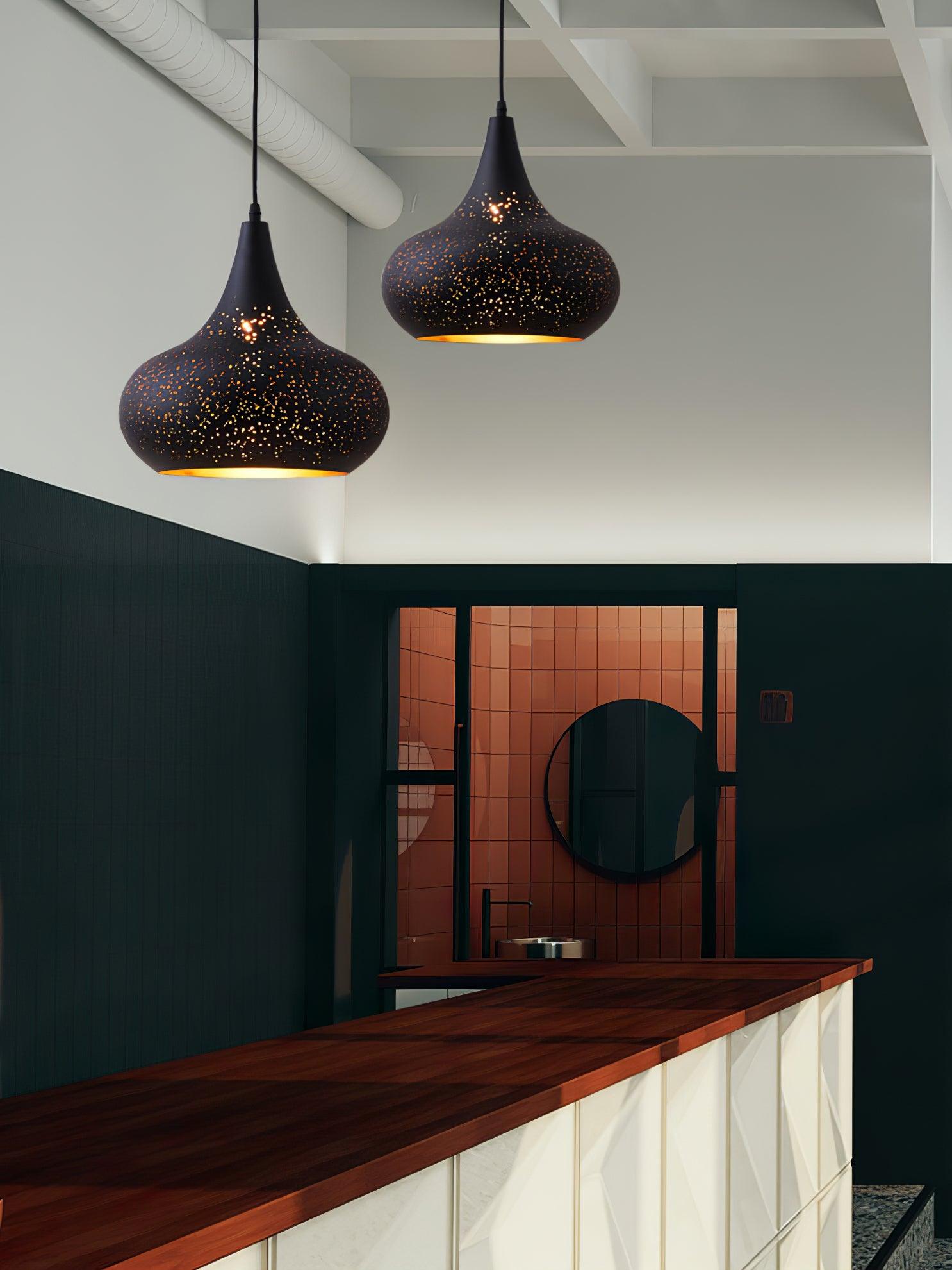Dirixon Pendant Lamp Hollow Industrial Vintage-Neutral Decor