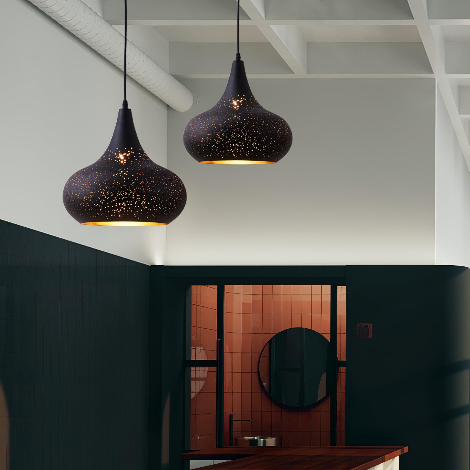 Dirixon Pendant Lamp Hollow Industrial Vintage-Neutral Decor