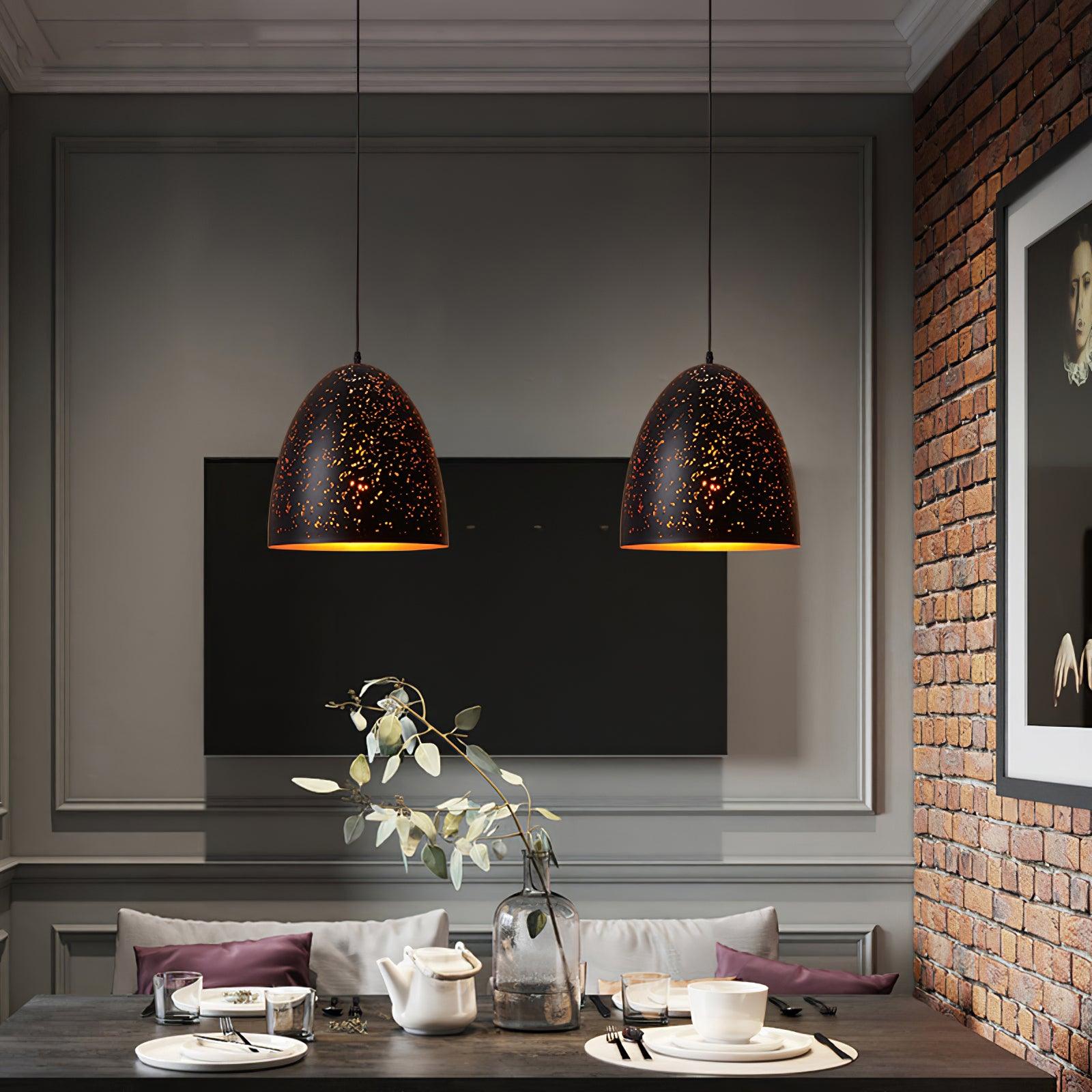 Dirixon Pendant Lamp Hollow Industrial Vintage-Neutral Decor