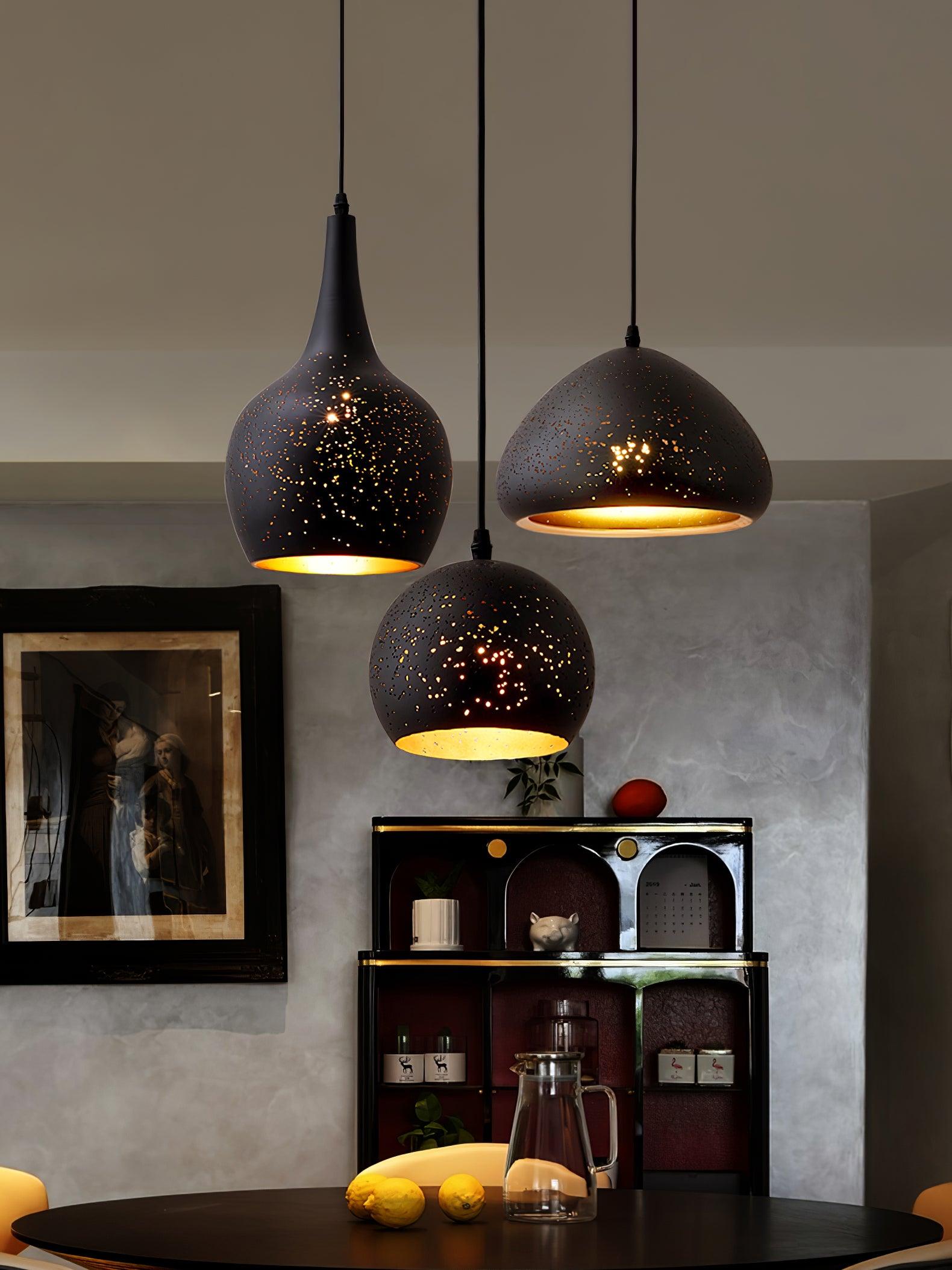 Dirixon Pendant Lamp Hollow Industrial Vintage-Neutral Decor