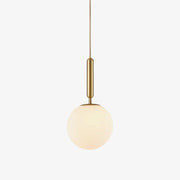 Orbita Minimalist Brass Pendant Light-Neutral Decor