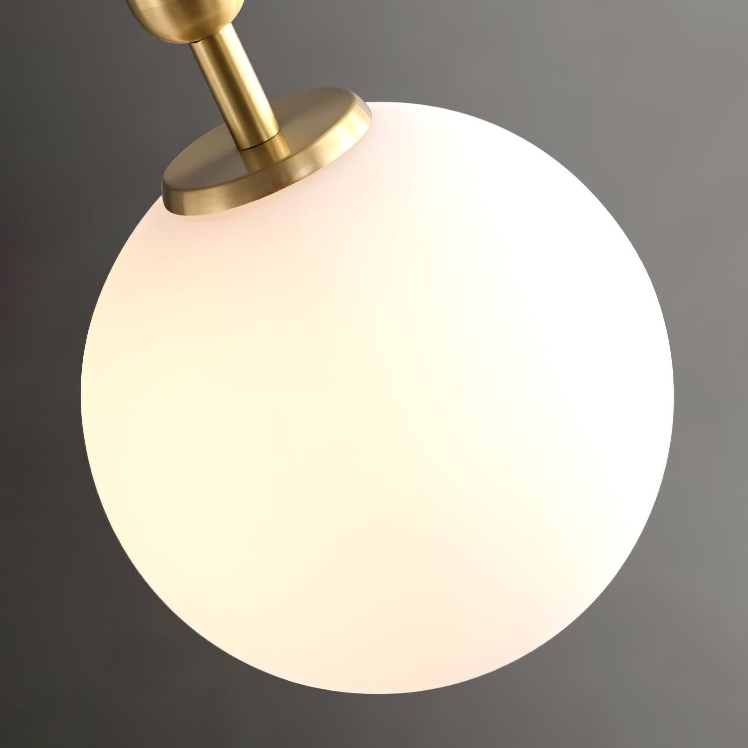 Orbita Minimalist Brass Pendant Light-Neutral Decor