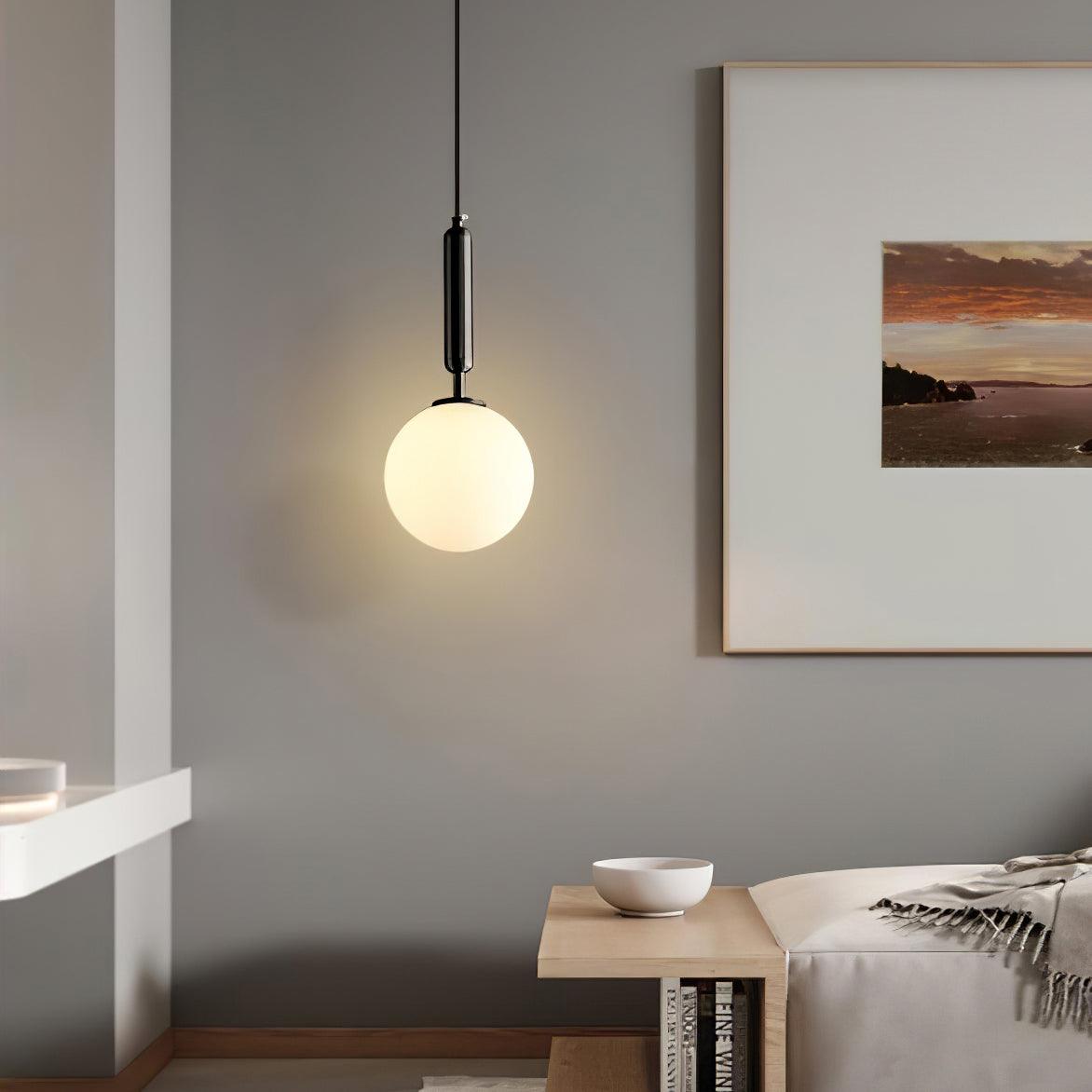 Orbita Minimalist Brass Pendant Light-Neutral Decor