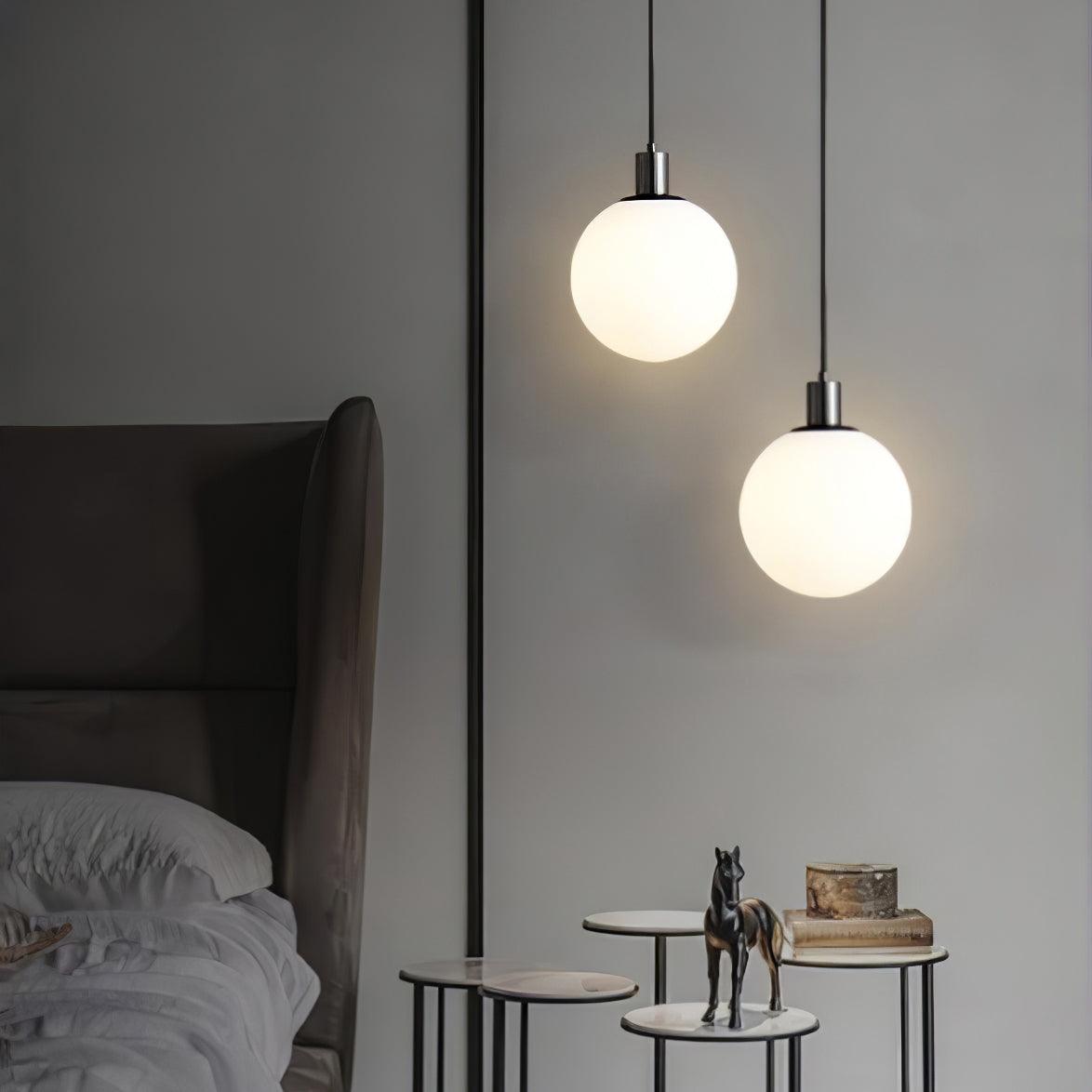 Orbita Minimalist Brass Pendant Light-Neutral Decor