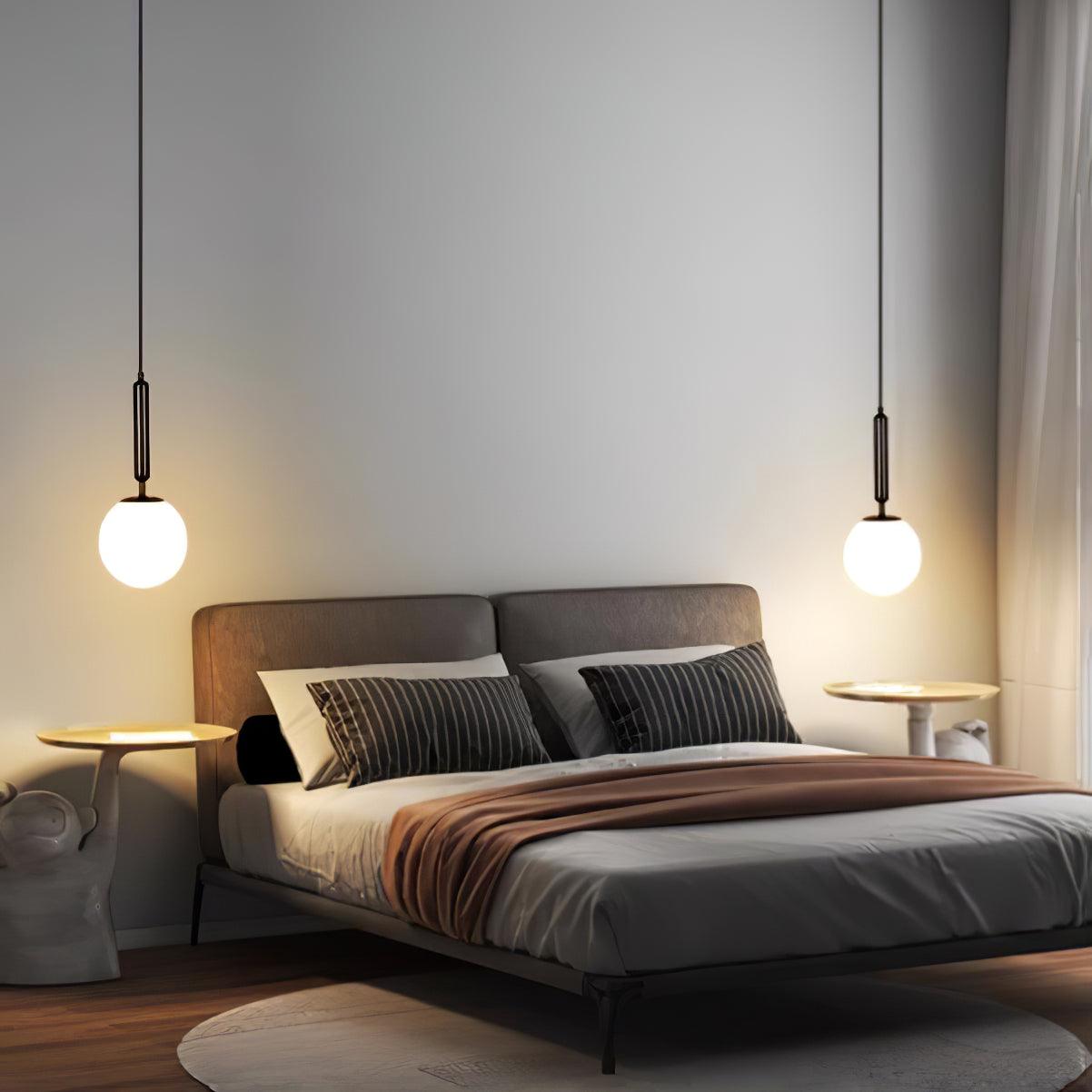 Orbita Minimalist Brass Pendant Light-Neutral Decor