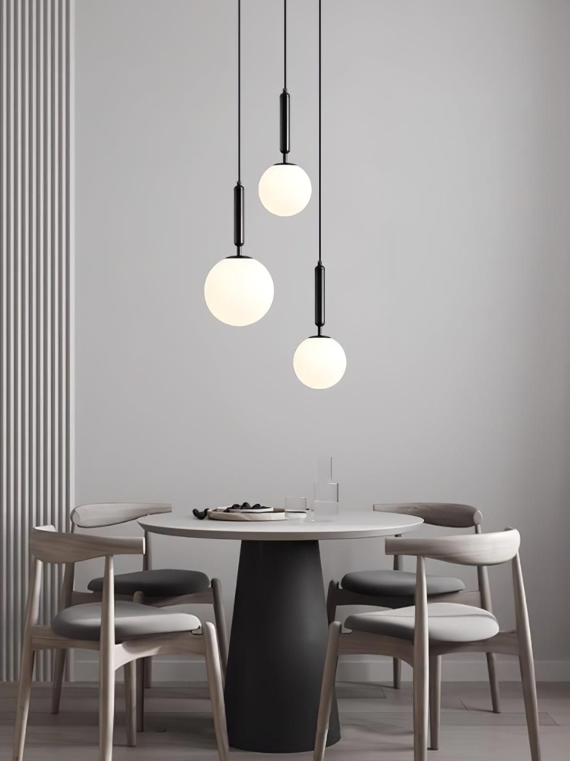 Orbita Minimalist Brass Pendant Light-Neutral Decor