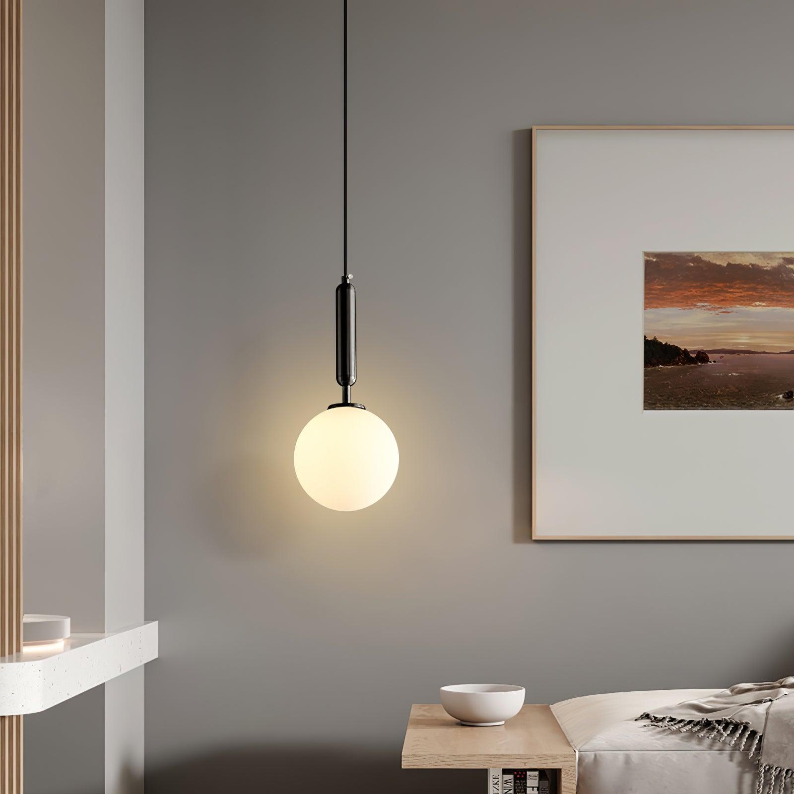 Orbita Minimalist Brass Pendant Light-Neutral Decor