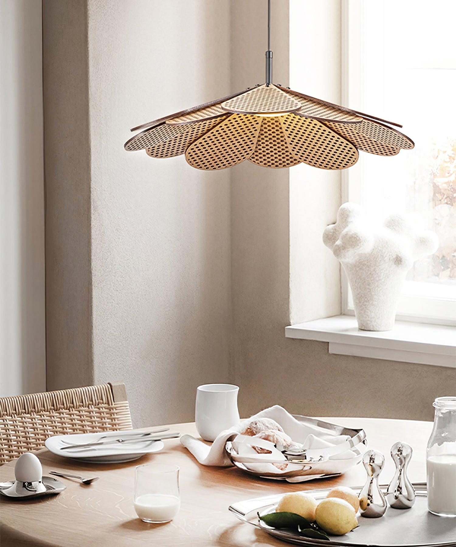 Zevarus Nordic Art Wabi-Sabi Wood Pendant Light-Neutral Decor
