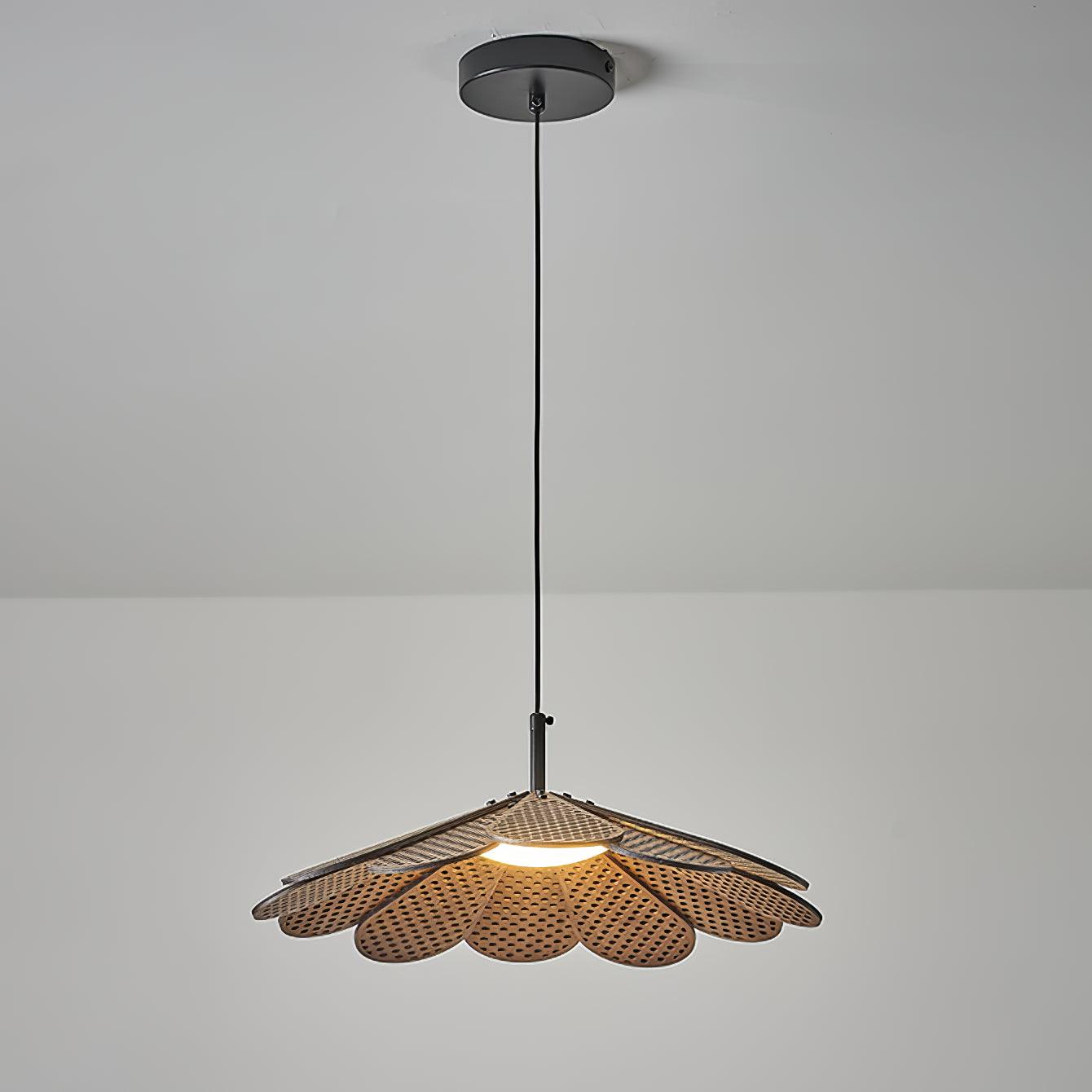 Zevarus Nordic Art Wabi-Sabi Wood Pendant Light-Neutral Decor
