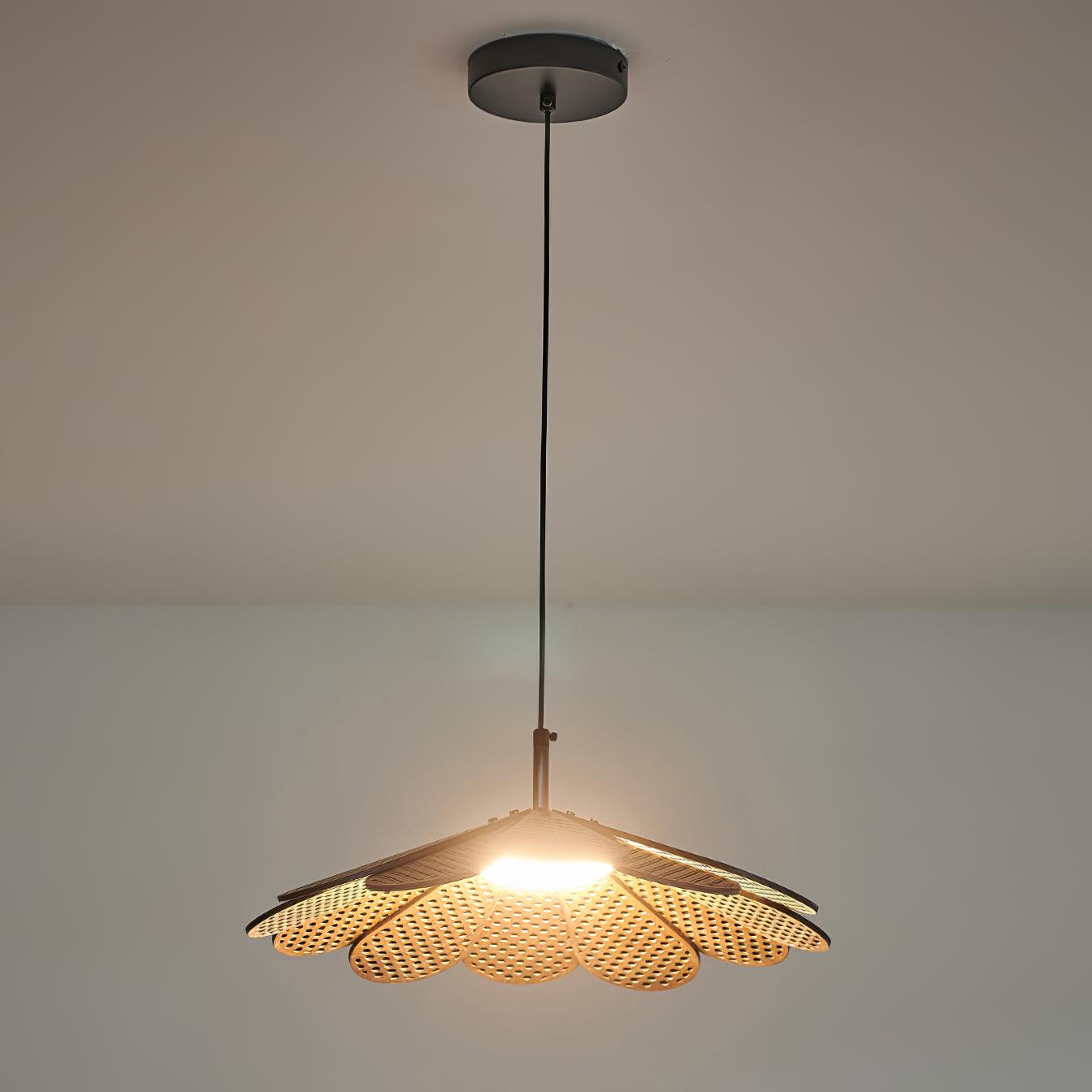 Zevarus Nordic Art Wabi-Sabi Wood Pendant Light-Neutral Decor
