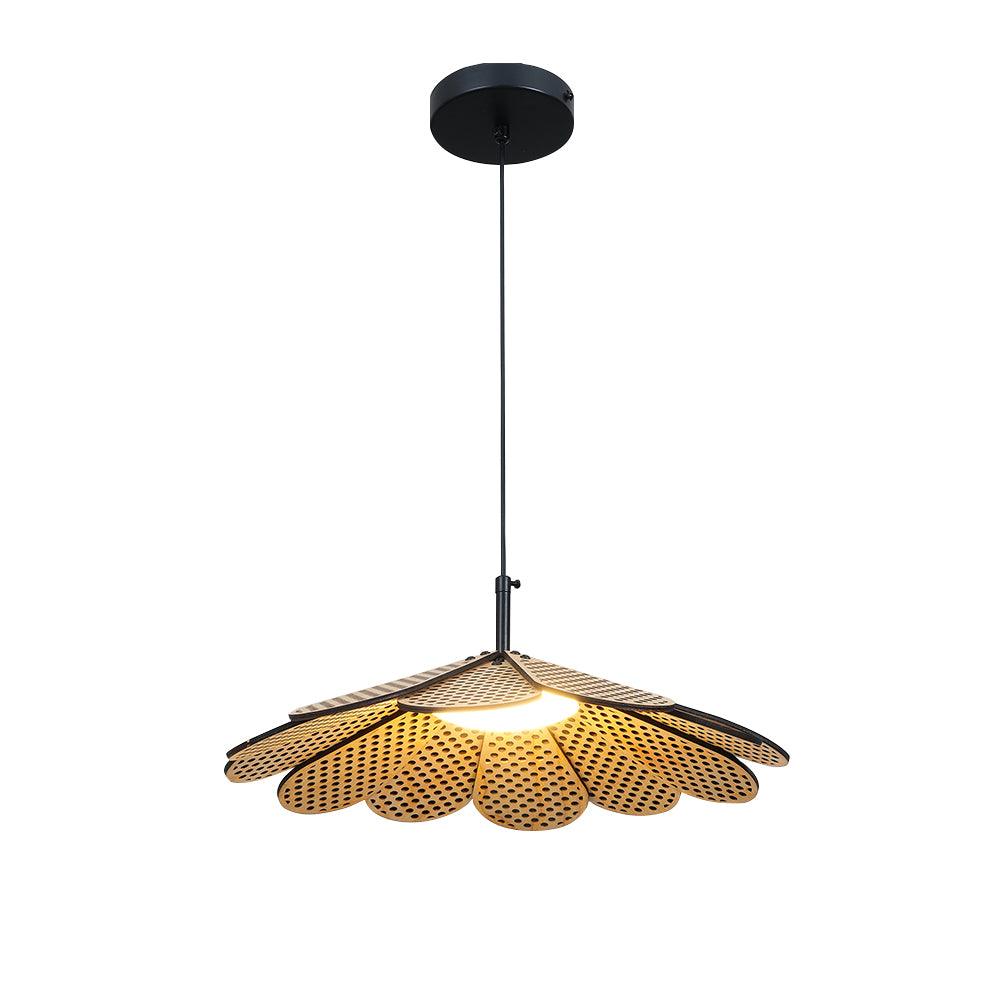 Zevarus Nordic Art Wabi-Sabi Wood Pendant Light-Neutral Decor
