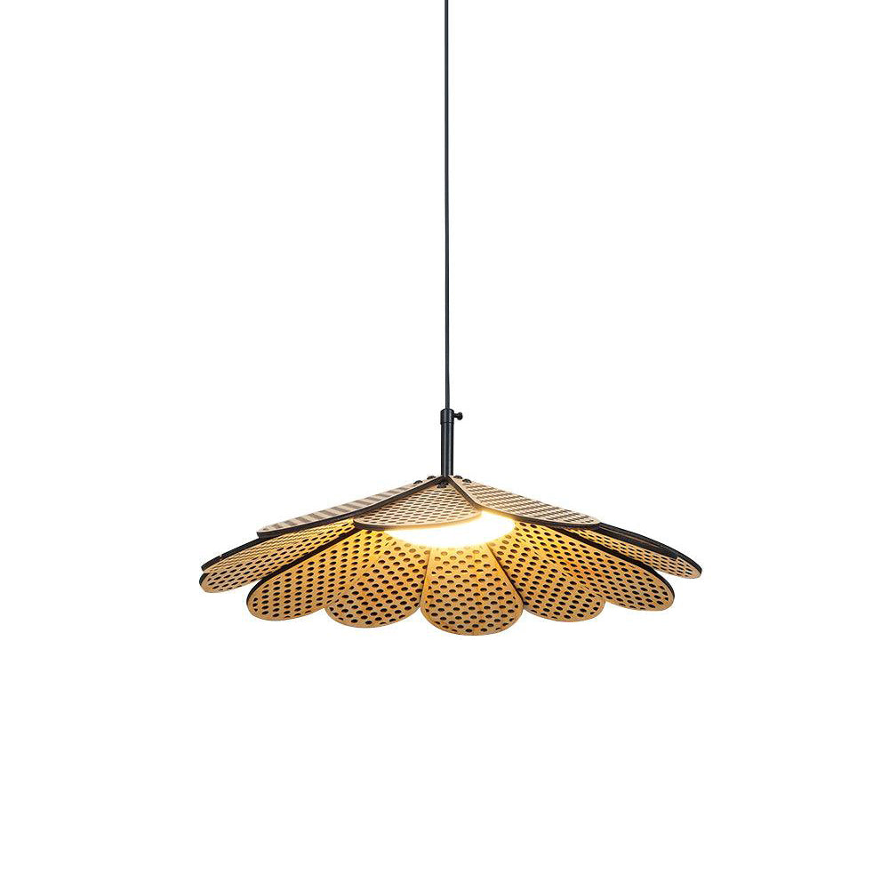 Zevarus Nordic Art Wabi-Sabi Wood Pendant Light-Neutral Decor