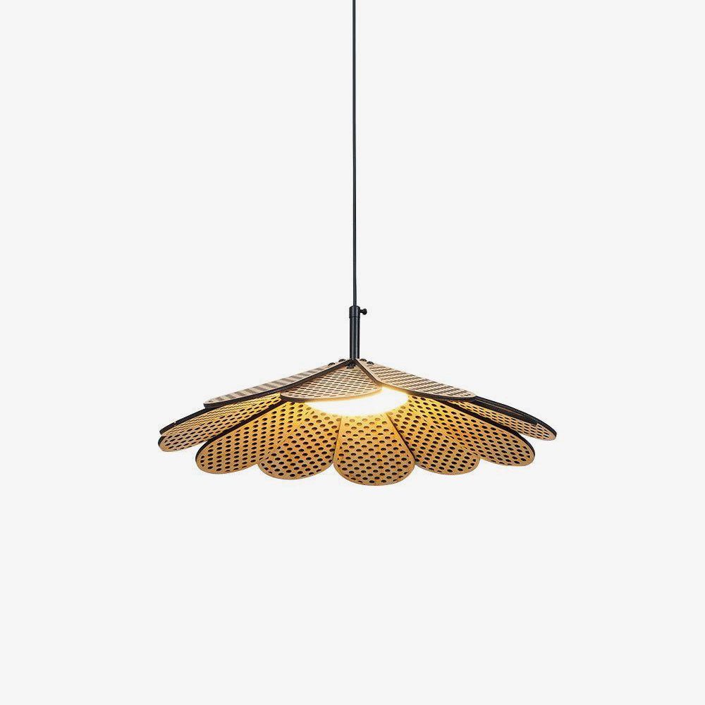 Zevarus Nordic Art Wabi-Sabi Wood Pendant Light-Neutral Decor