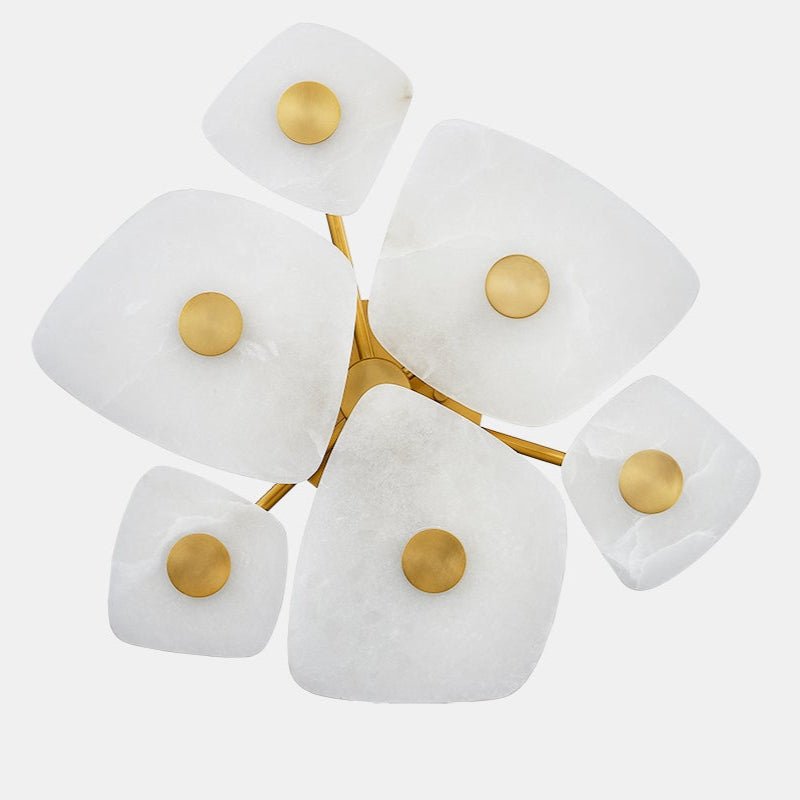 Ilsilyra Petal Shaped Glass Ceiling Light-Neutral Decor