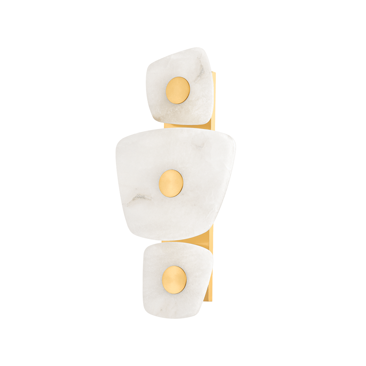 Fylsa Asymmetric Alabaster Wall Light-Neutral Decor