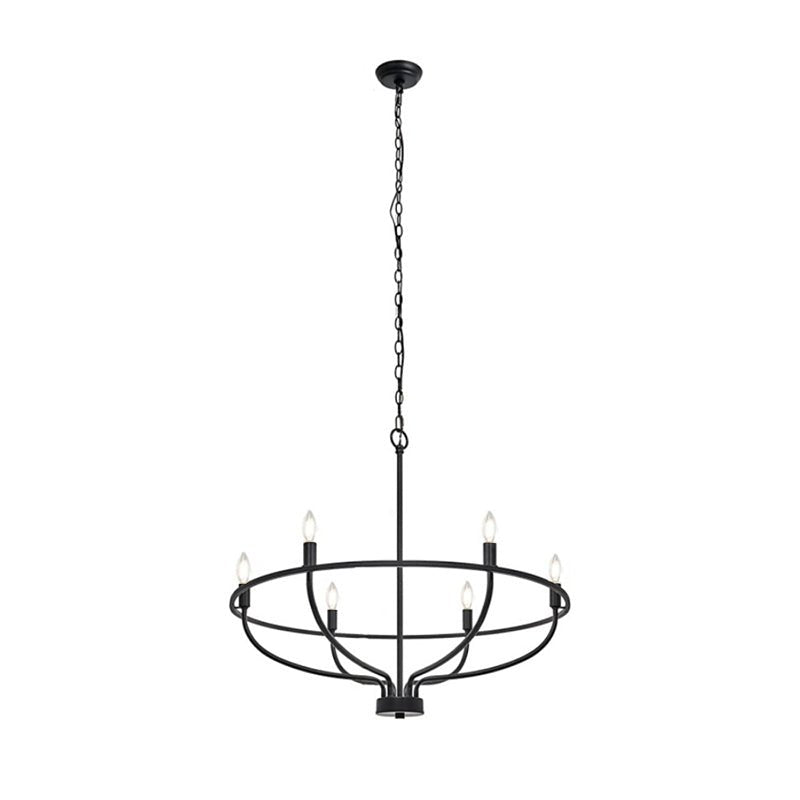Aurelia Brass Gold Candelabra Chandelier-Neutral Decor