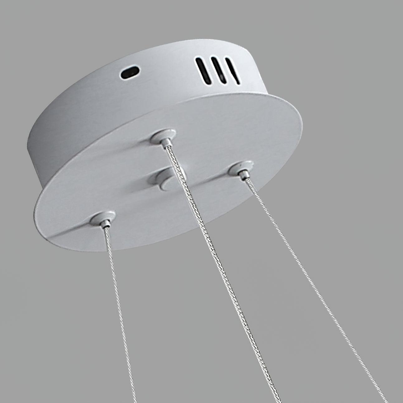 Lustra Chandelier Honeycomb Glossy White Polycarbonate-Neutral Decor