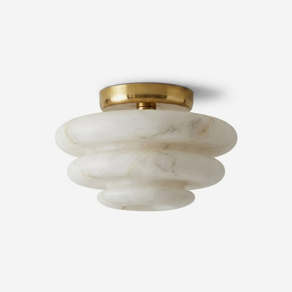 Calindra Alabaster Flush Mount