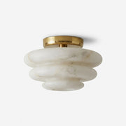 Calindra Alabaster Flush Mount