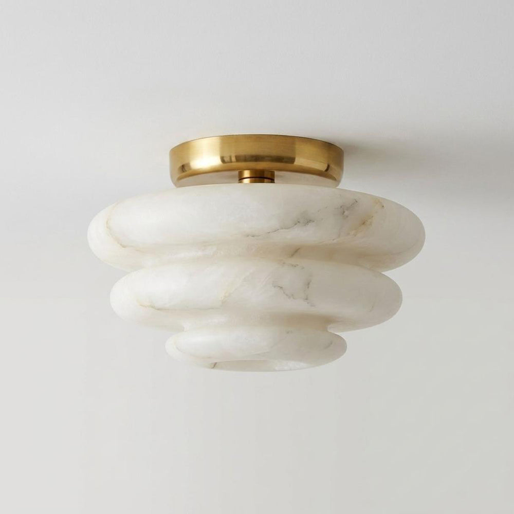 Calindra Alabaster Flush Mount
