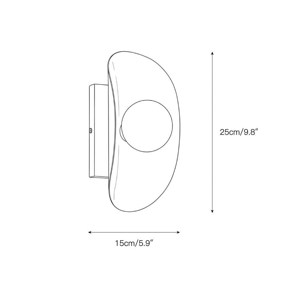 The 3-head version of the Hopper Wall Lamp.