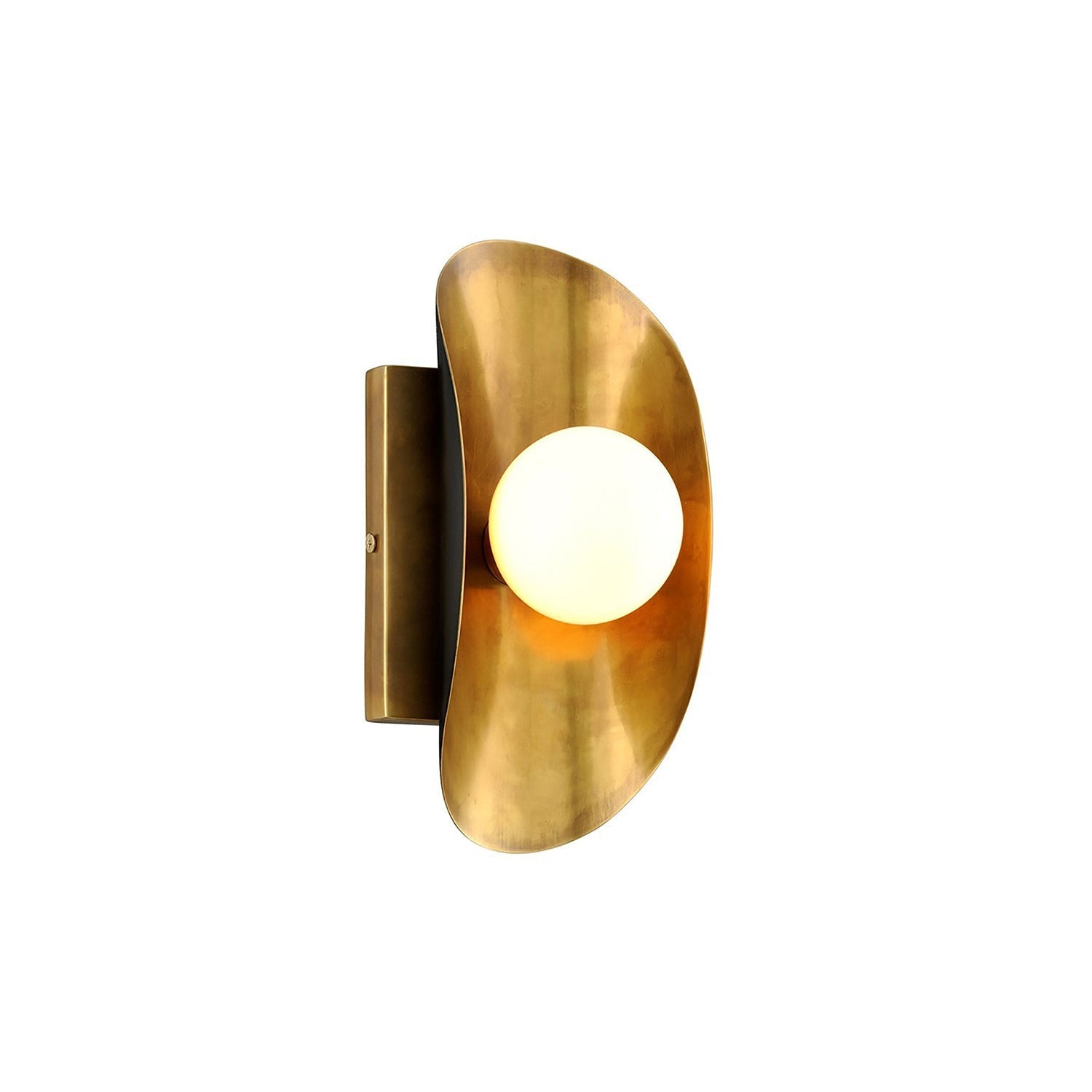 Hopper Wall Lamp in a mid-century modern style.