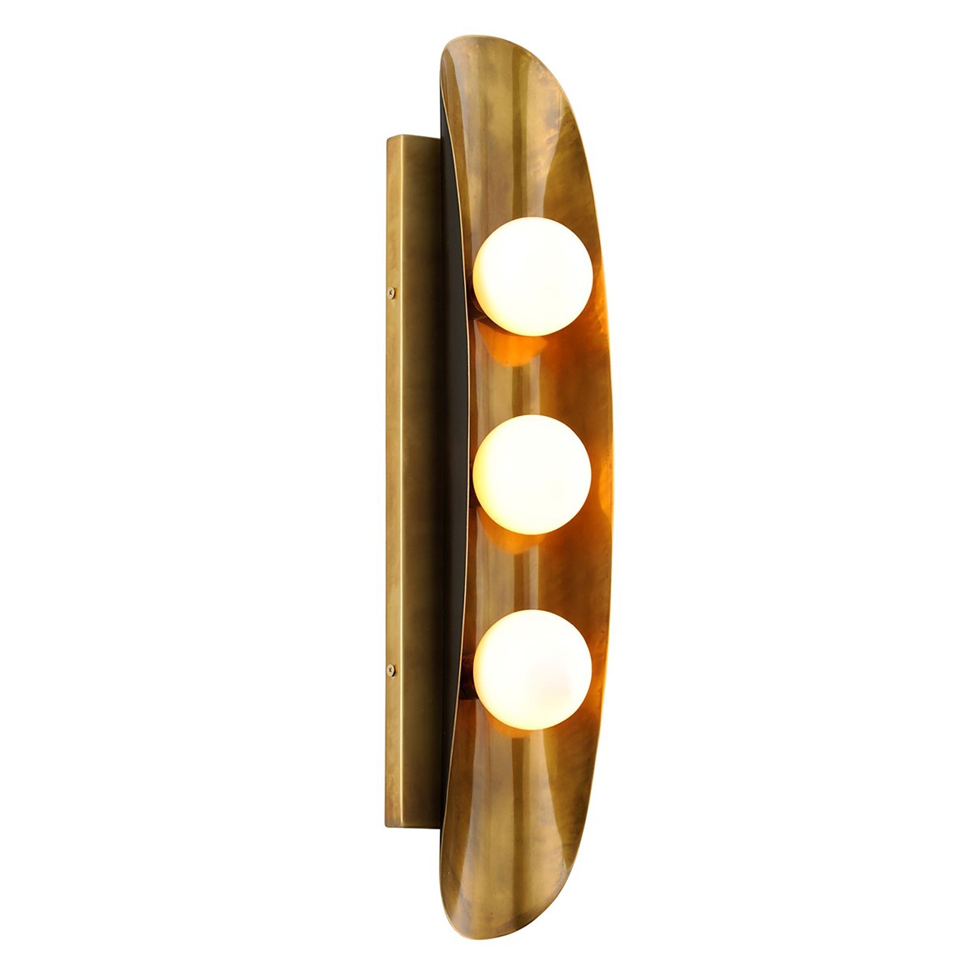 The elegant silhouette of the Hopper Wall Lamp.