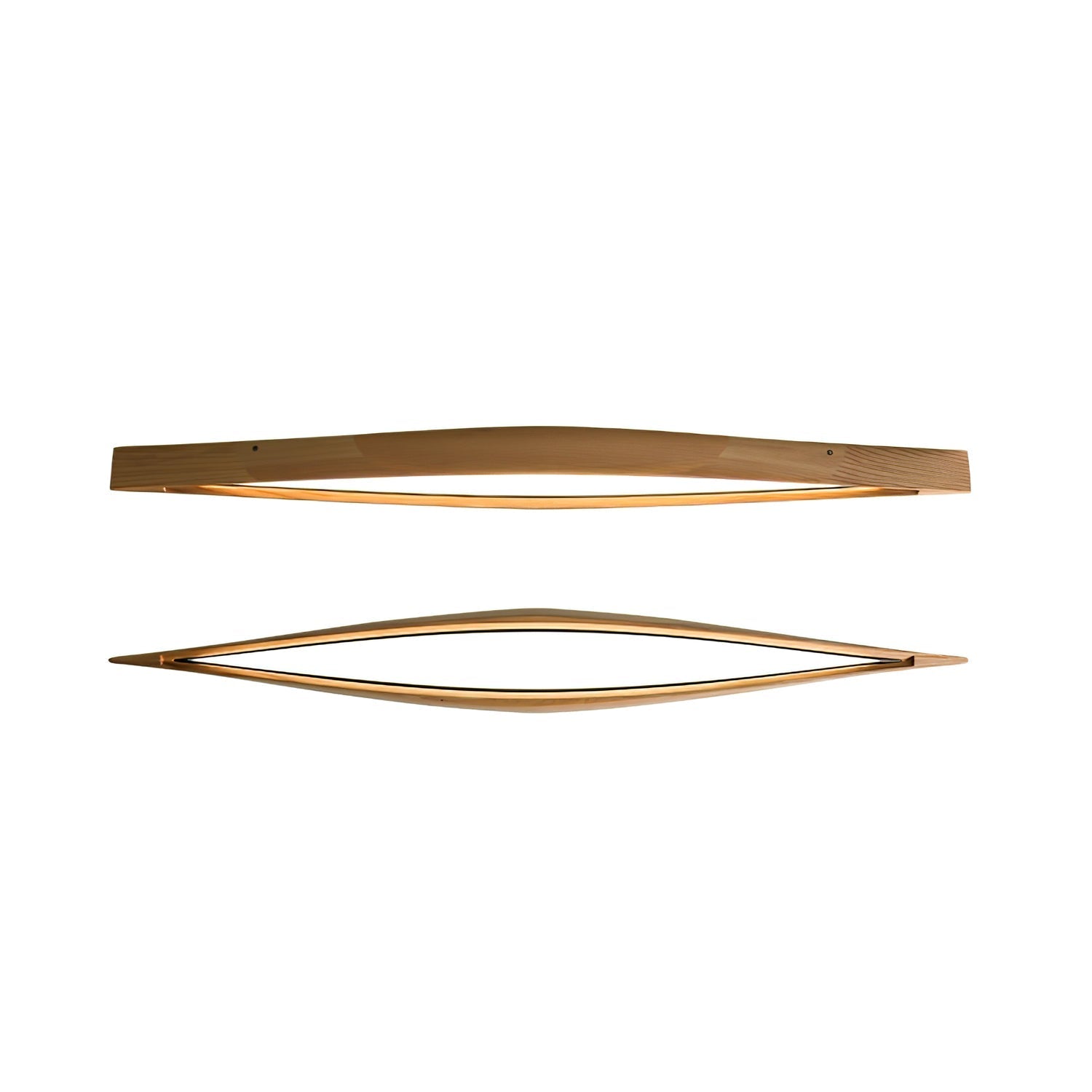 Alnoreth Nordic Horizon Linear Wood Ceiling Lamp-Neutral Decor