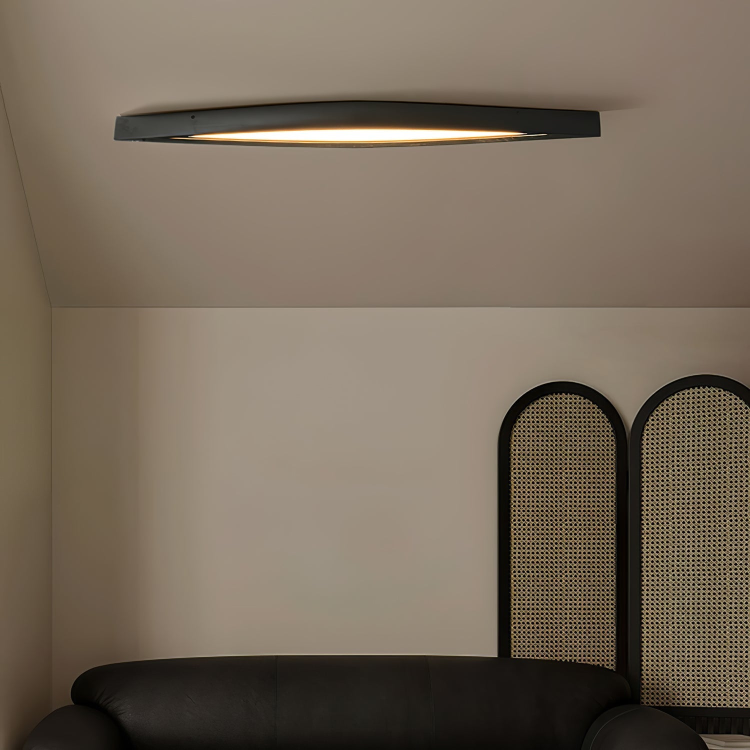 Alnoreth Nordic Horizon Linear Wood Ceiling Lamp-Neutral Decor