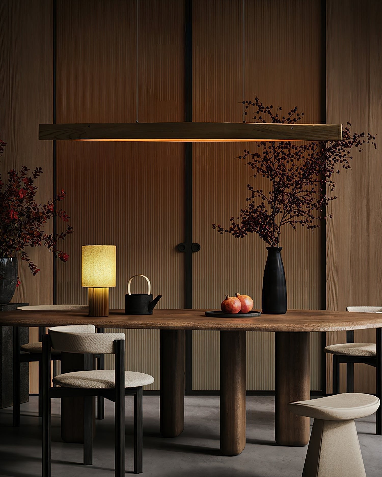 Dirixy Wood Scandinavian Pendant Lamp-Neutral Decor