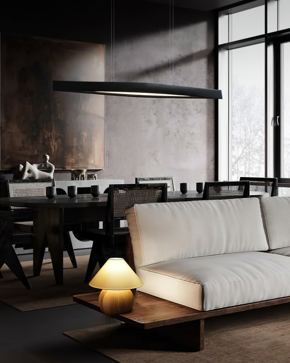 Dirixy Wood Scandinavian Pendant Lamp-Neutral Decor