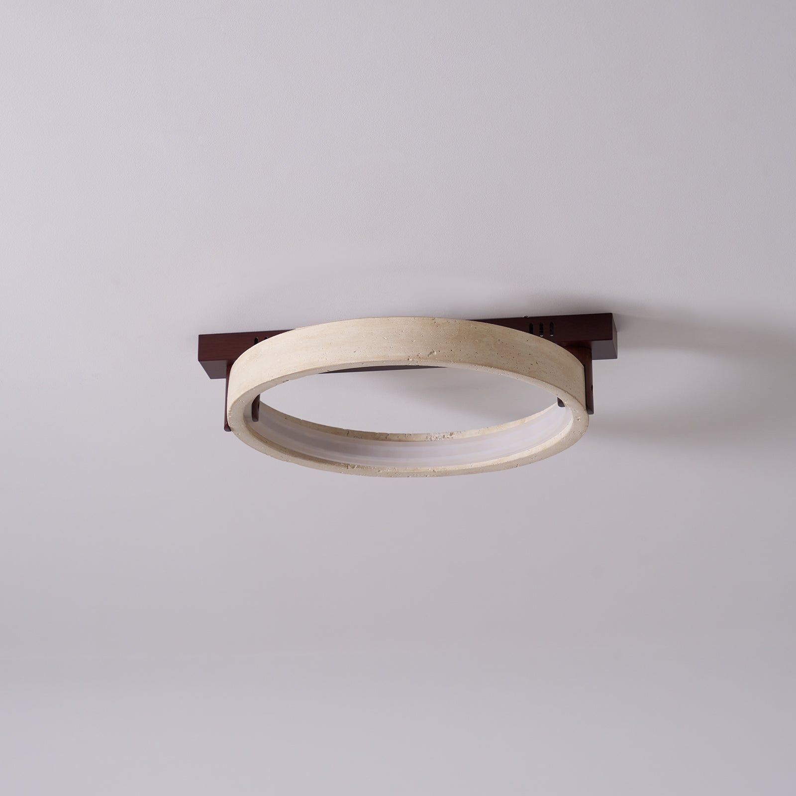 Paslen Ringed Travertine Wall Light-Neutral Decor
