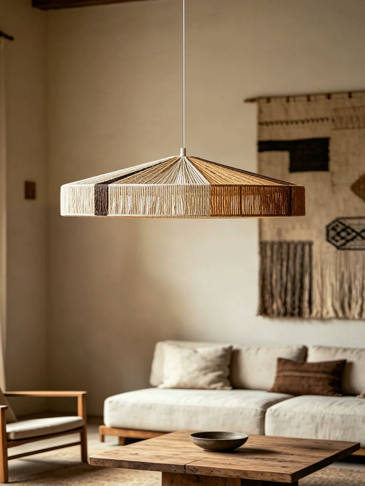 Selwyncrest Woven Rope Pendant Lamp