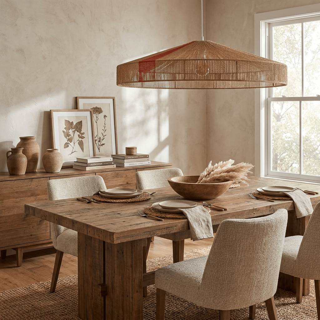 Selwyncrest Woven Rope Pendant Lamp