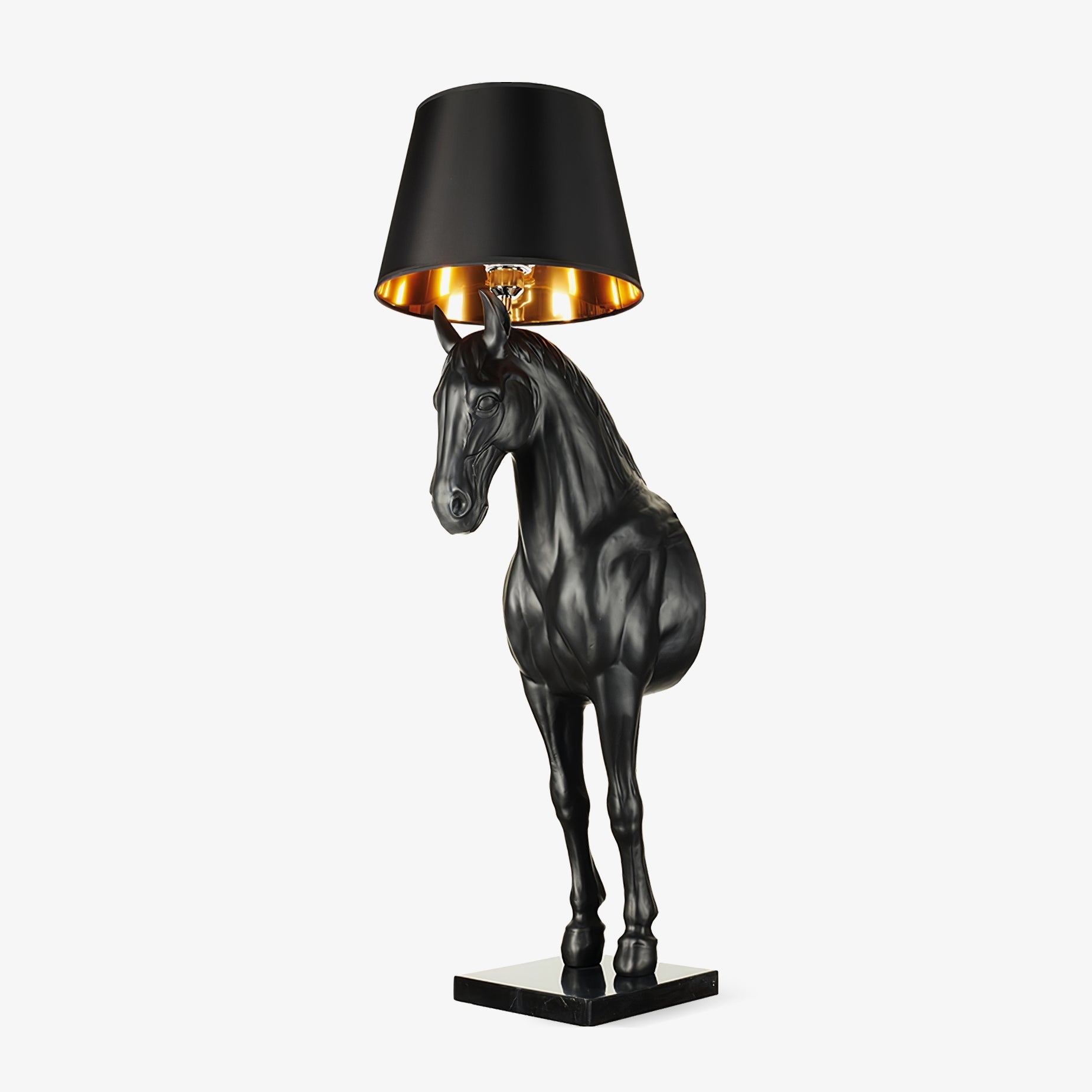 Derion Fabric Resin Floor Lamp-Neutral Decor