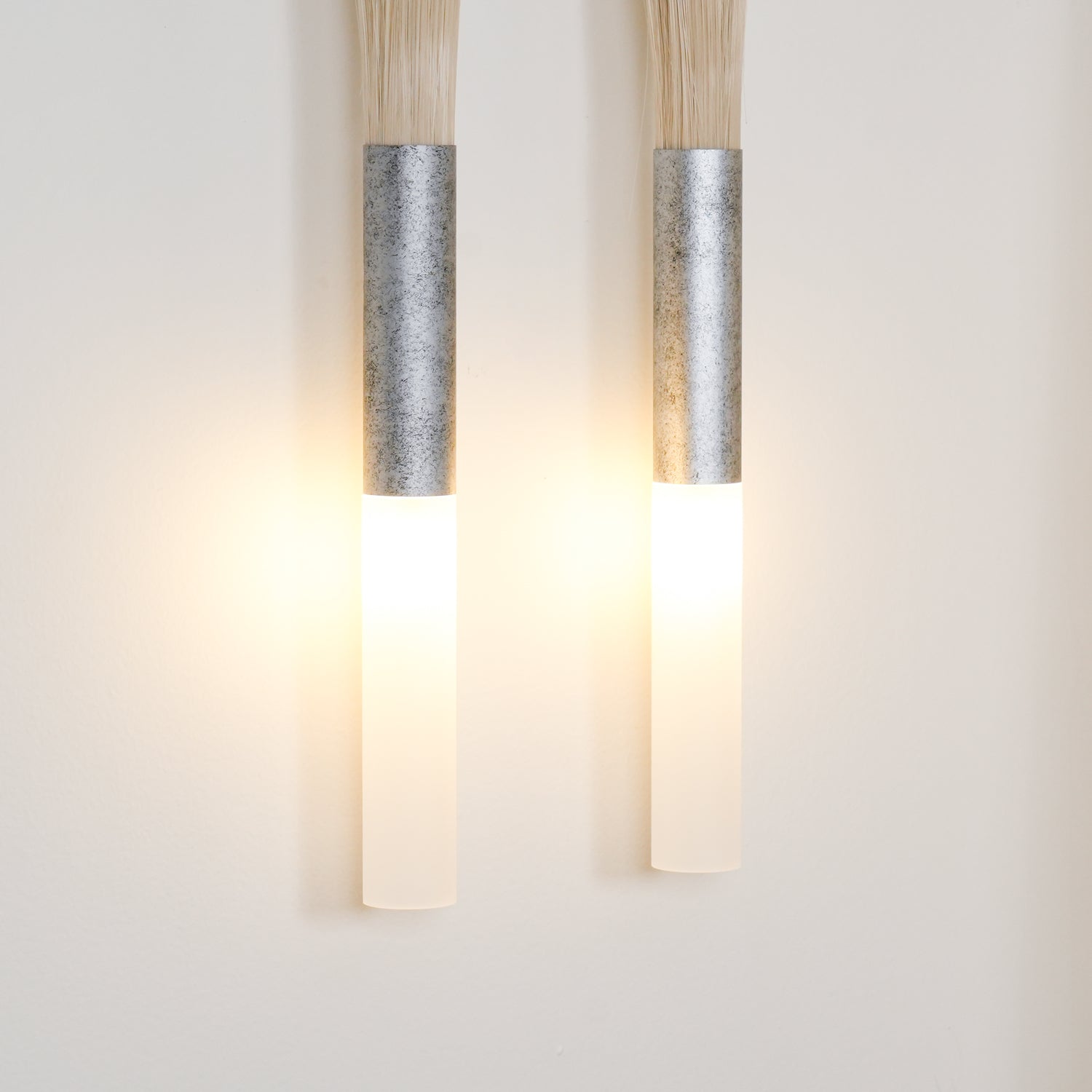 Lustra Wall Lamp Horsehair Brass-Neutral Decor