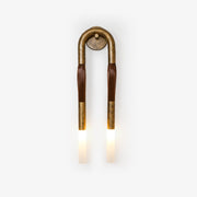 Lustra Wall Lamp Horsehair Brass-Neutral Decor
