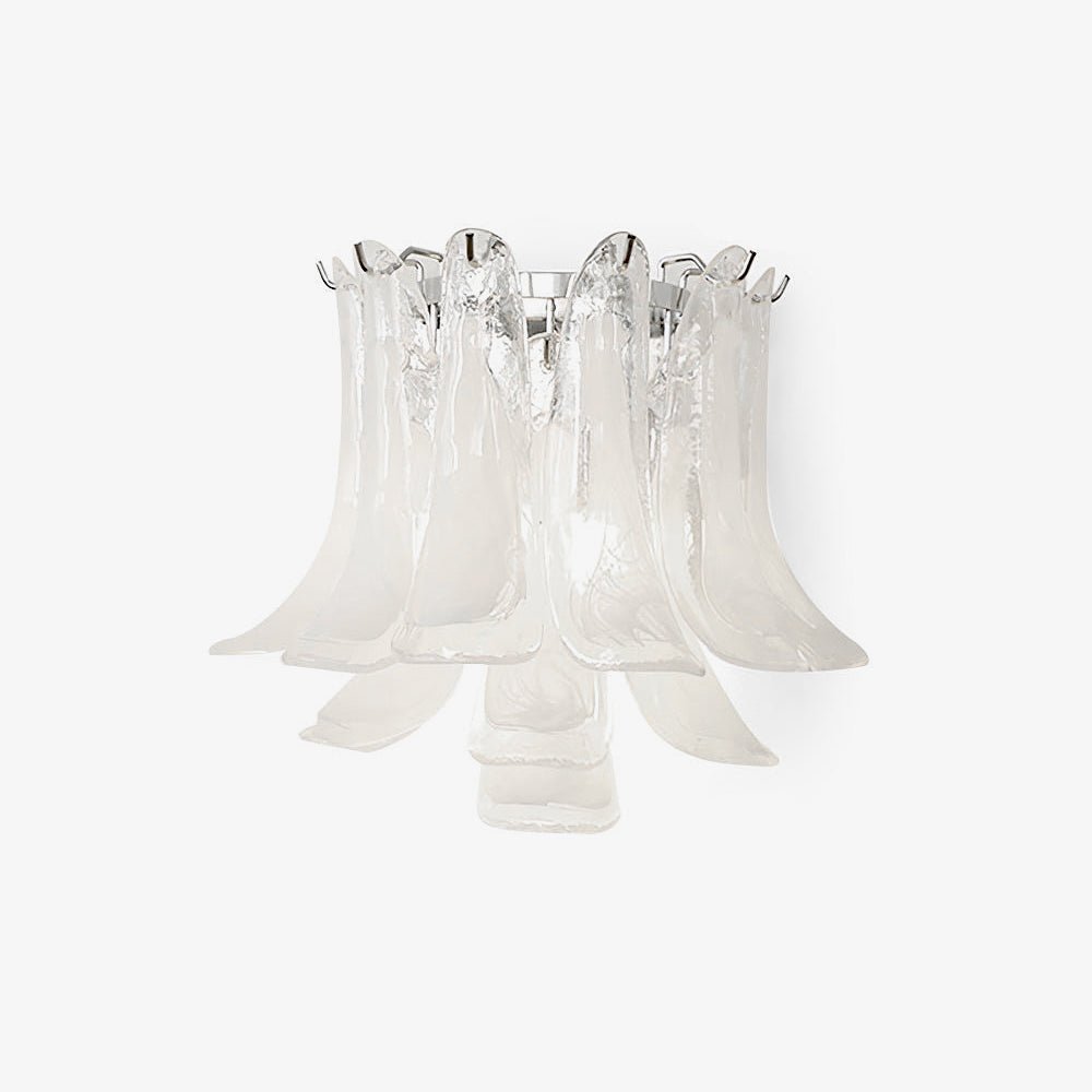 Aurora Wall Lamp Petal Glass Horseshoe Shaped Minimalist-Neutral Decor