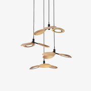 Alnoraris Tiered Wood Pendant Light-Neutral Decor