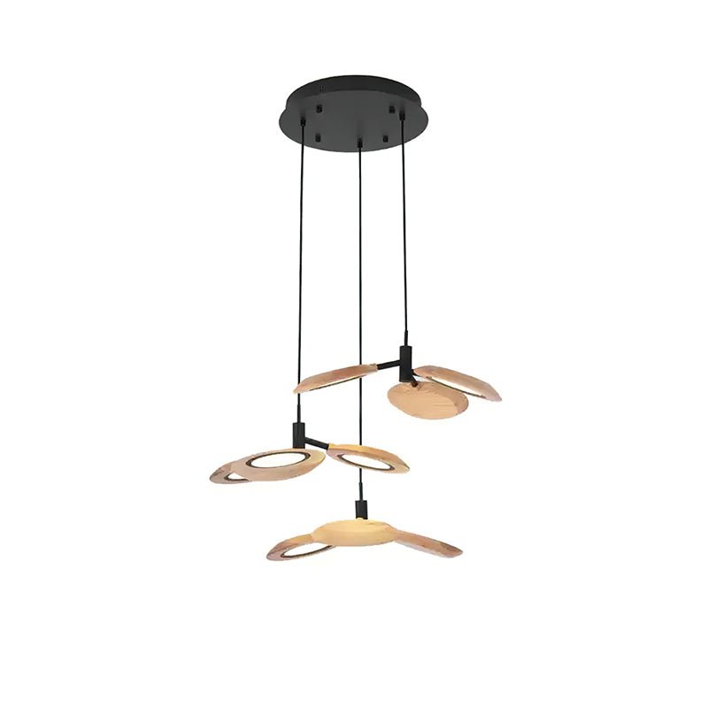 Alnoraris Tiered Wood Pendant Light-Neutral Decor