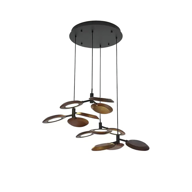 Alnoraris Tiered Wood Pendant Light-Neutral Decor