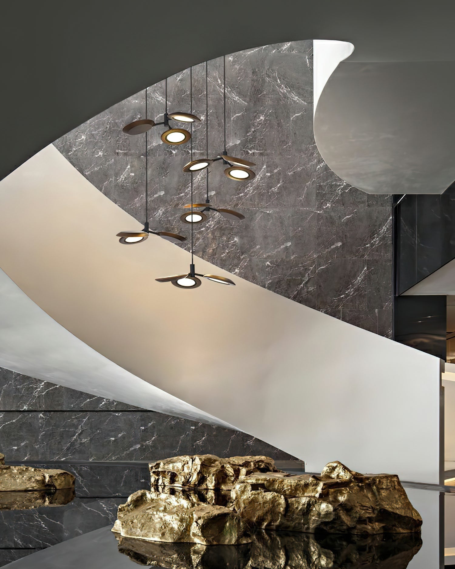 Alnoraris Tiered Wood Pendant Light-Neutral Decor
