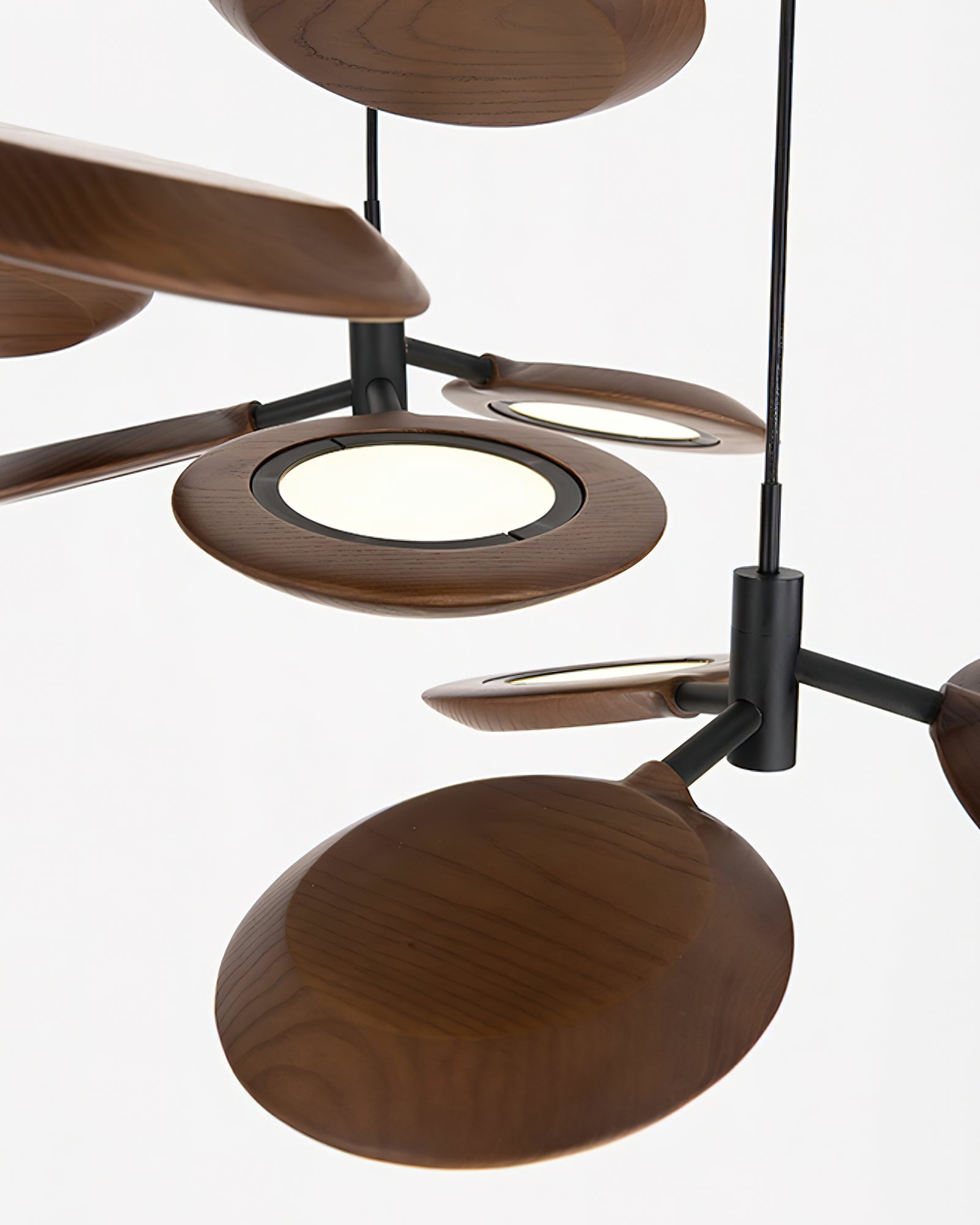 Alnoraris Tiered Wood Pendant Light-Neutral Decor