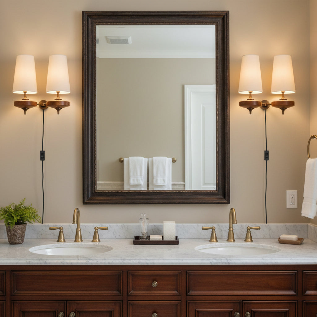 The 59-inch plug-in cord with a standard plug for the Hour Rho lamp.