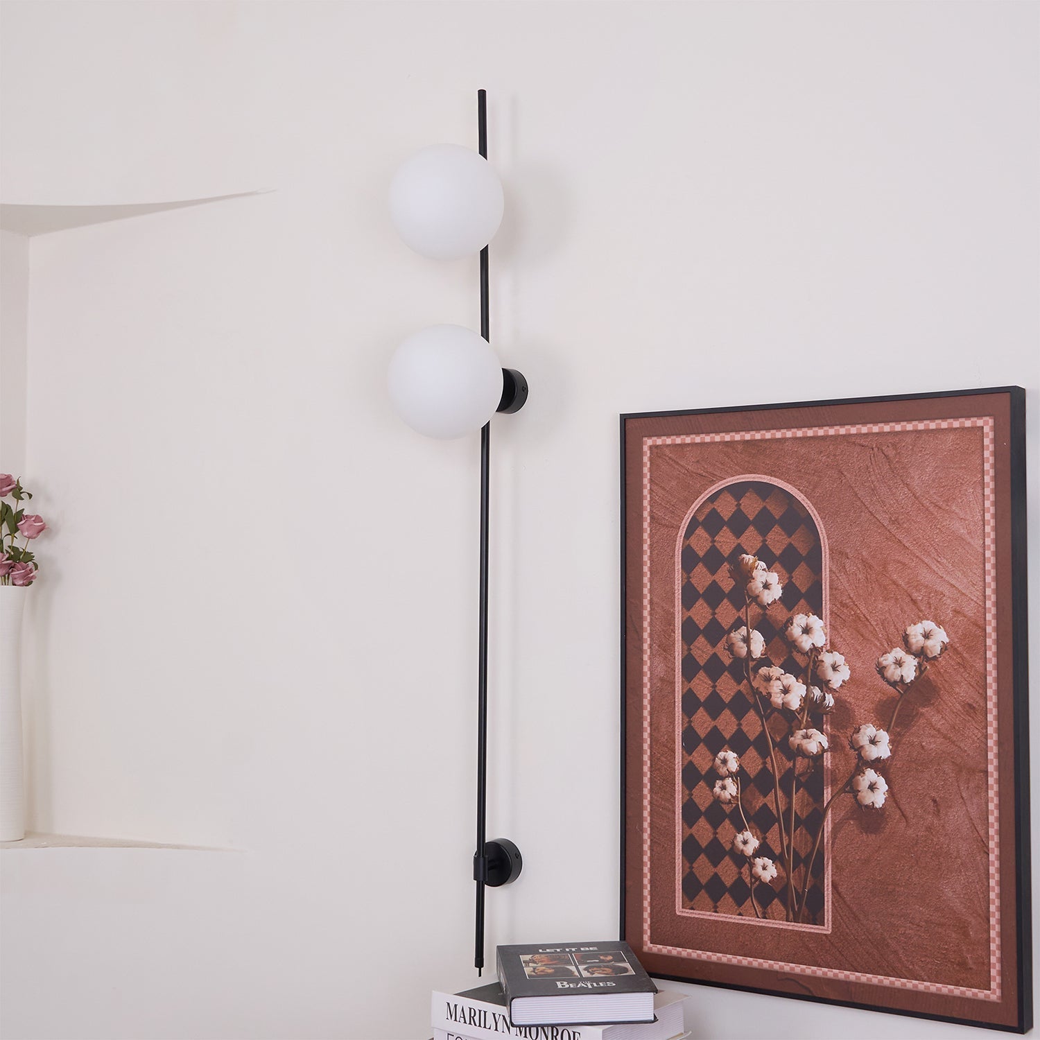 Evshaora Modern Minimalist Glass Wall Light-Neutral Decor