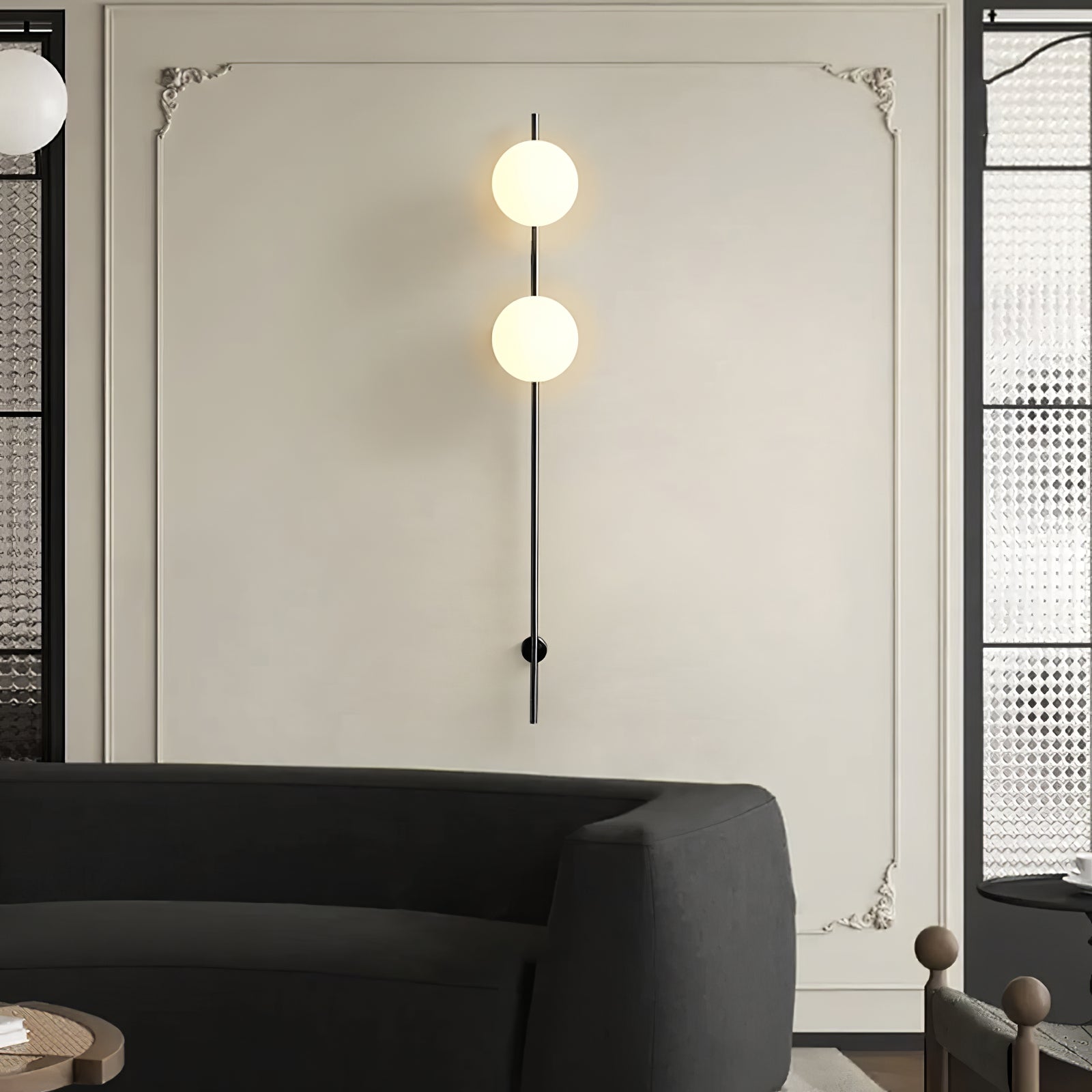 Nerylor Modern Minimalist Glass Wall Light-Neutral Decor