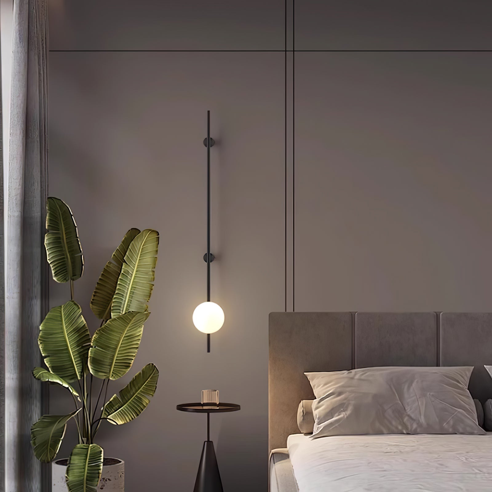 Evshaora Modern Minimalist Glass Wall Light-Neutral Decor