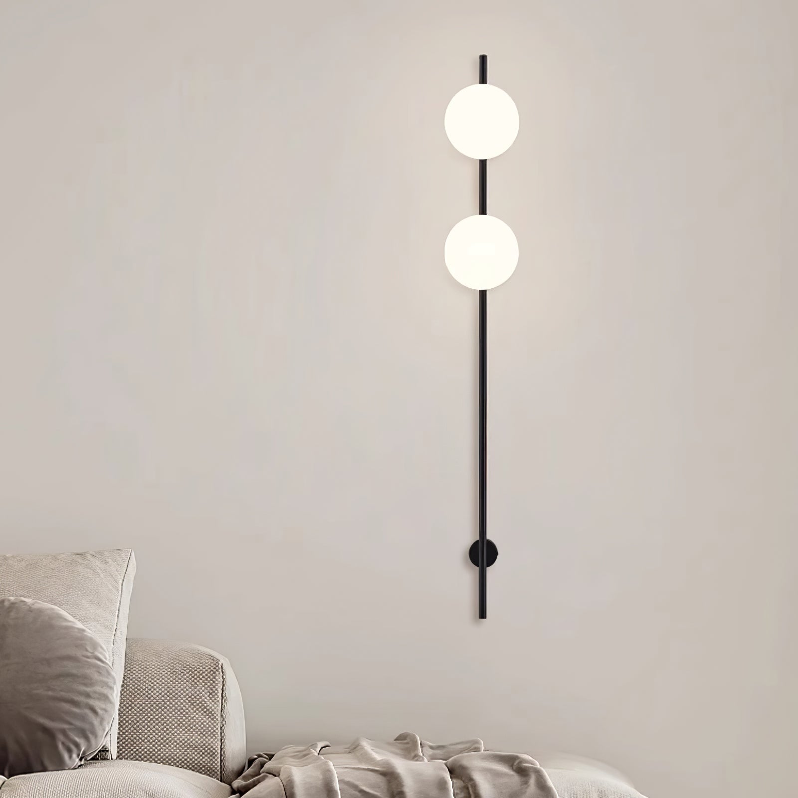 Nerylor Modern Minimalist Glass Wall Light-Neutral Decor